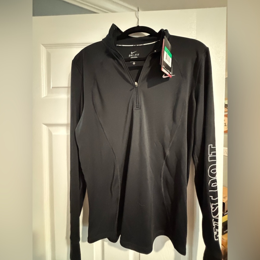 Nike Dri-FIT Black Quarter Zip Jacket
